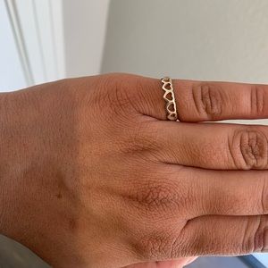 James Avery tiny heart ring sterling silver size 6